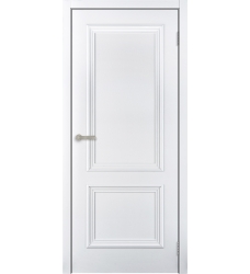 Межкомнатная дверь БЕРГАМО-4 ДГ эмаль белая
